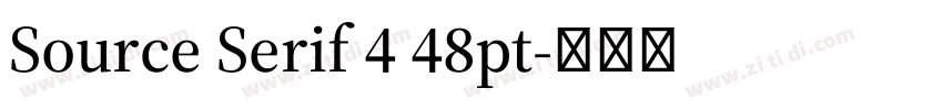 Source Serif 4 48pt字体转换